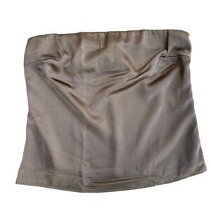 Vici Taupe Strapless Top